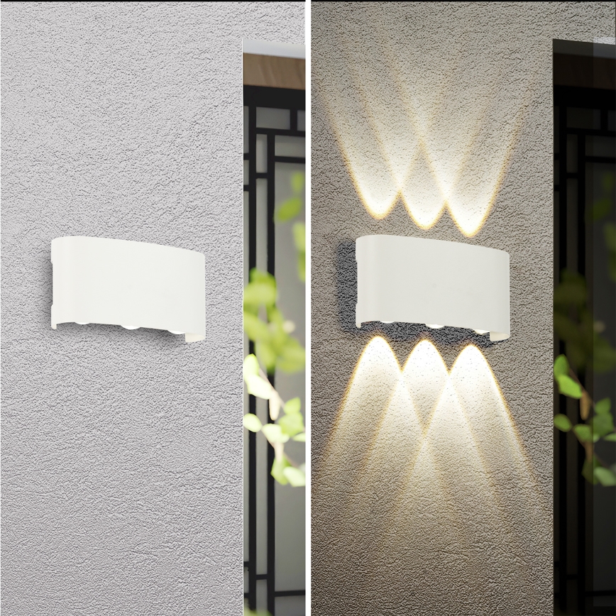 Brilagi - LED Venkovní nástěnné svítidlo FLAREBOX LED/6W/230V bílá IP65