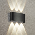 Brilagi - LED Venkovní nástěnné svítidlo FLAREBOX LED/6W/230V černá IP65