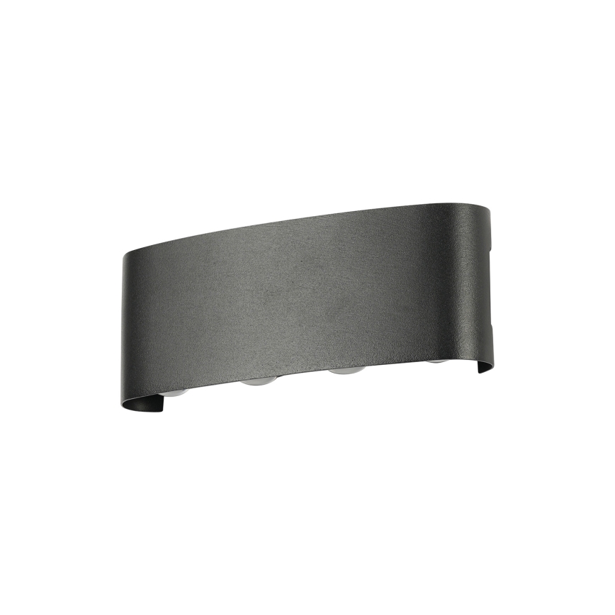 Brilagi - LED Venkovní nástěnné svítidlo FLAREBOX LED/8W/230V černá IP65
