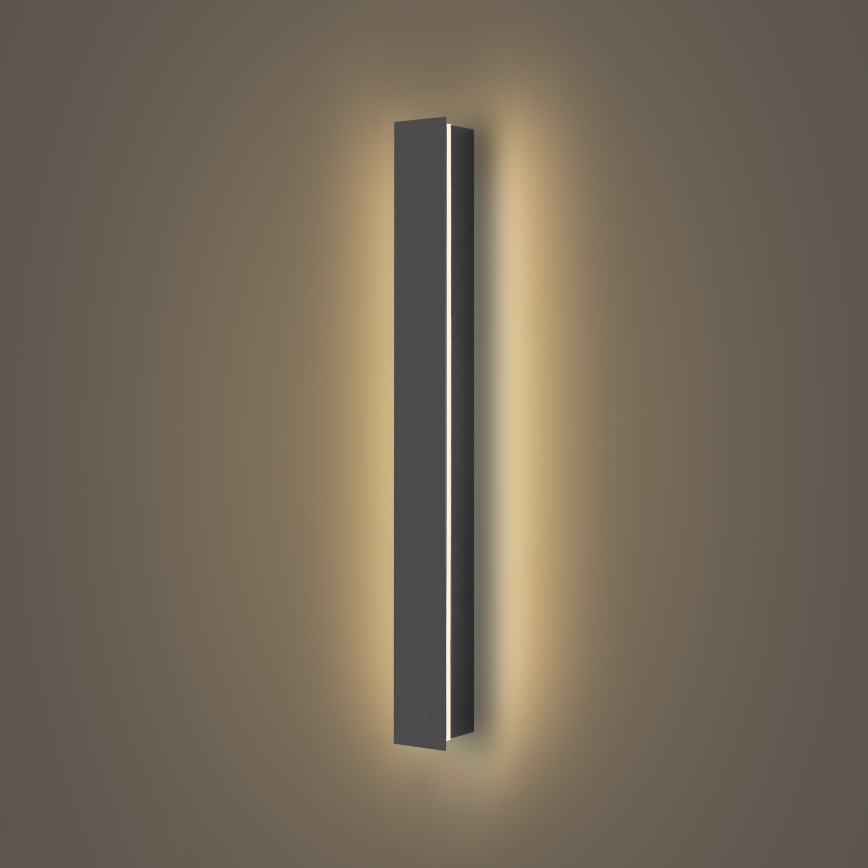 Brilagi - LED Venkovní nástěnné svítidlo LINEAR LED/12W/230V 3000K IP65 50 cm antracit