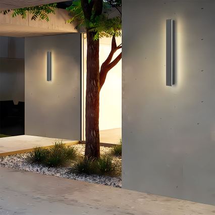 Brilagi - LED Venkovní nástěnné svítidlo LINEAR LED/12W/230V 3000K IP65 50 cm antracit