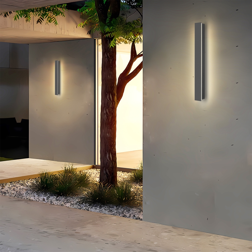 Brilagi - LED Venkovní nástěnné svítidlo LINEAR LED/12W/230V 3000K IP65 50 cm antracit