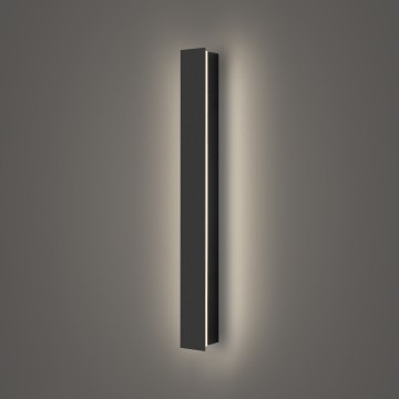Brilagi - LED Venkovní nástěnné svítidlo LINEAR LED/12W/230V 4000K IP65 50 cm černá