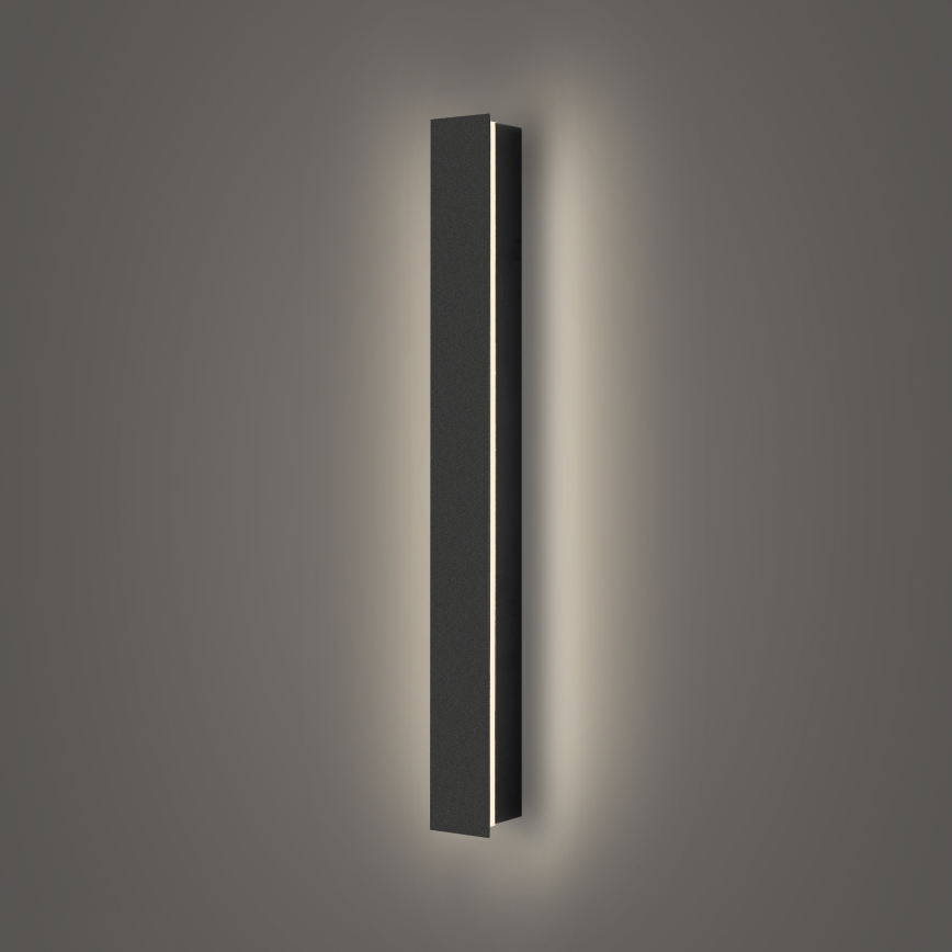 Brilagi - LED Venkovní nástěnné svítidlo LINEAR LED/12W/230V 4000K IP65 50 cm černá