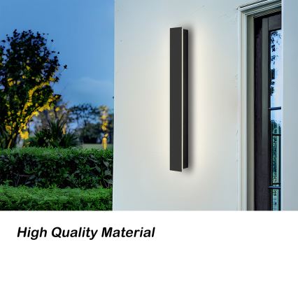 Brilagi - LED Venkovní nástěnné svítidlo LINEAR LED/12W/230V 4000K IP65 50 cm černá CRI 90