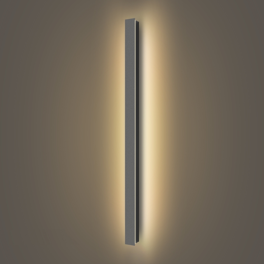 Brilagi - LED Venkovní nástěnné svítidlo LINEAR LED/22W/230V 3000K IP65 100 cm antracit