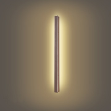 Brilagi - LED Venkovní nástěnné svítidlo LINEAR LED/22W/230V 3000K IP65 100 cm hnědá CRI 90