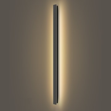 Brilagi - LED Venkovní nástěnné svítidlo LINEAR LED/32W/230V 3000K IP65 140 cm černá