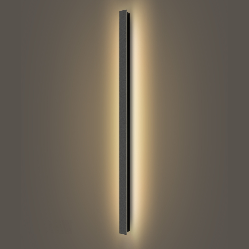 Brilagi - LED Venkovní nástěnné svítidlo LINEAR LED/32W/230V 3000K IP65 140 cm černá