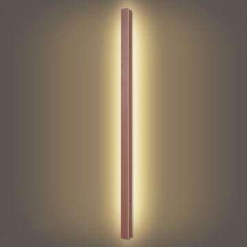 Brilagi - LED Venkovní nástěnné svítidlo LINEAR LED/32W/230V 3000K IP65 140 cm hnědá CRI 90