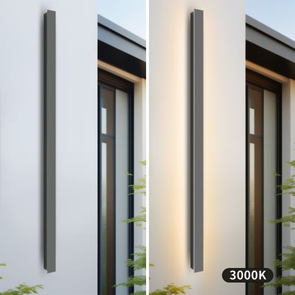 Brilagi - LED Venkovní nástěnné svítidlo LINEAR LED/32W/230V 3000K IP65 140 cm antracit CRI 90