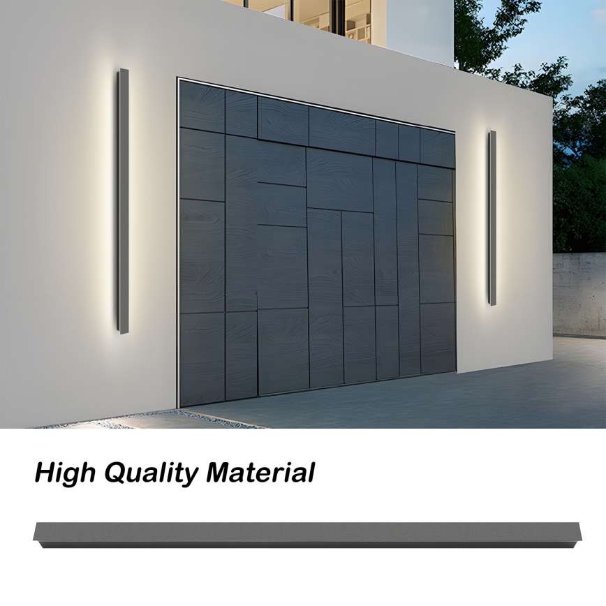 Brilagi - LED Venkovní nástěnné svítidlo LINEAR LED/32W/230V 4000K IP65 140 cm antracit