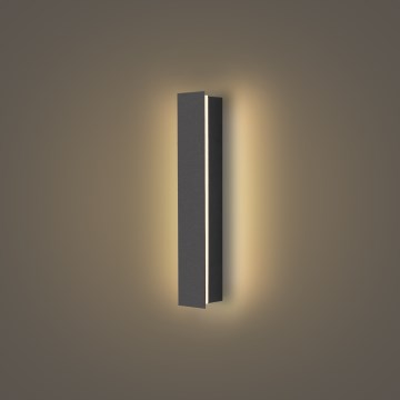 Brilagi - LED Venkovní nástěnné svítidlo LINEAR LED/8W/230V 3000K IP65 30 cm antracit