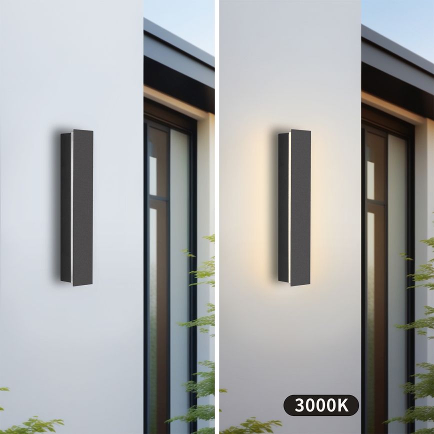 Brilagi - LED Venkovní nástěnné svítidlo LINEAR LED/8W/230V 3000K IP65 30 cm antracit CRI 90