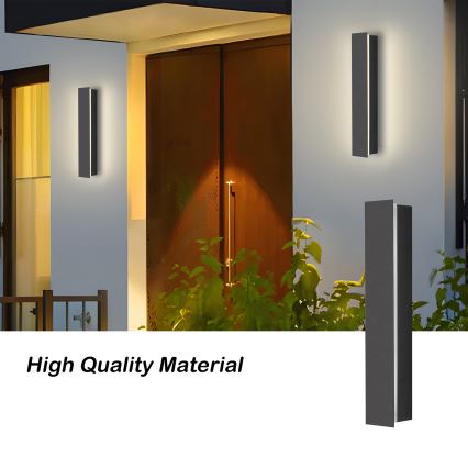 Brilagi - LED Venkovní nástěnné svítidlo LINEAR LED/8W/230V 3000K IP65 30 cm antracit CRI 90
