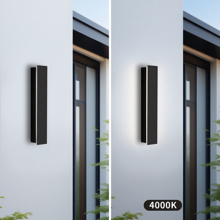 Brilagi - LED Venkovní nástěnné svítidlo LINEAR LED/8W/230V 4000K IP65 30 cm černá CRI 90