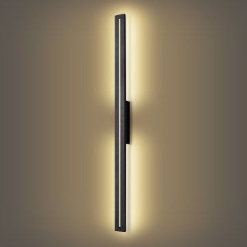 Brilagi - LED Venkovní nástěnné svítidlo LINEO LED/24W/230V 3000K IP65 100 cm černá