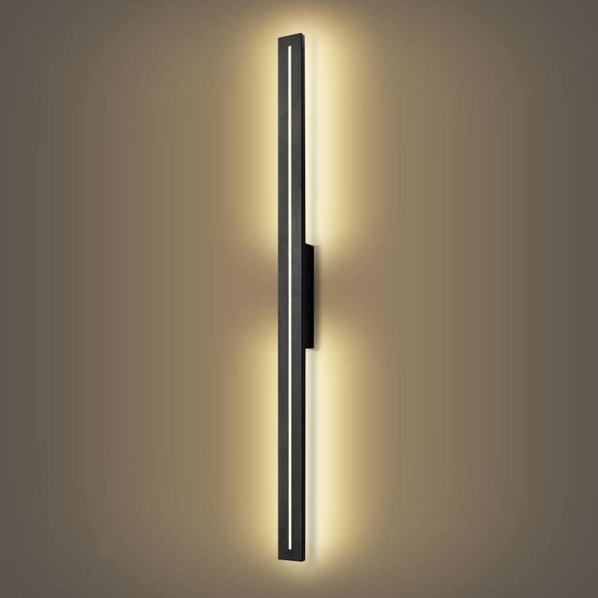 Brilagi - LED Venkovní nástěnné svítidlo LINEO LED/24W/230V 3000K IP65 100 cm černá