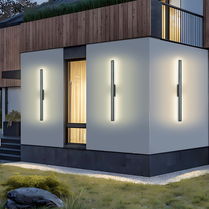 Brilagi - LED Venkovní nástěnné svítidlo LINEO LED/24W/230V 3000K IP65 100 cm antracit CRI 90