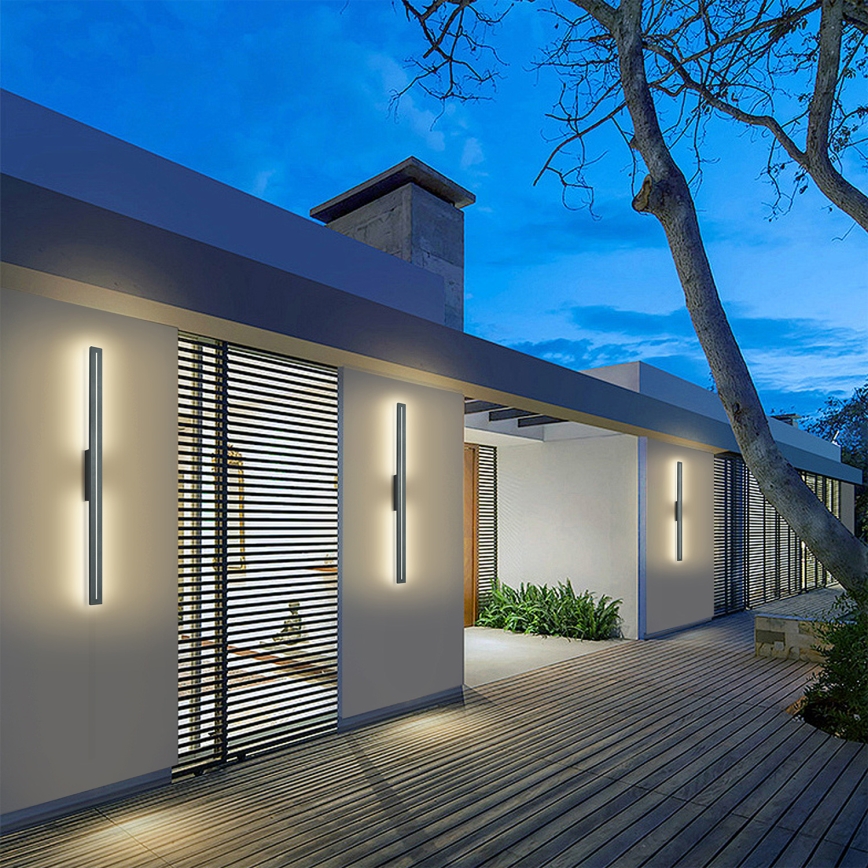 Brilagi - LED Venkovní nástěnné svítidlo LINEO LED/24W/230V 3000K IP65 100 cm antracit CRI 90