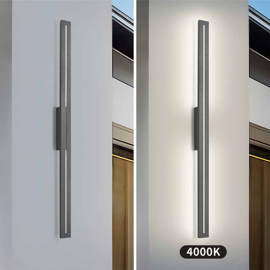 Brilagi - LED Venkovní nástěnné svítidlo LINEO LED/24W/230V 4000K IP65 100 cm antracit