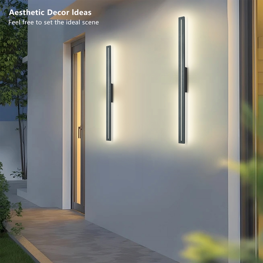 Brilagi - LED Venkovní nástěnné svítidlo LINEO LED/24W/230V 4000K IP65 100 cm antracit