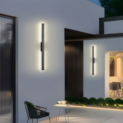 Brilagi - LED Venkovní nástěnné svítidlo LINEO LED/24W/230V 4000K IP65 100 cm černá