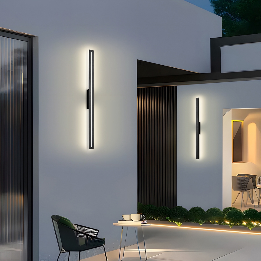 Brilagi - LED Venkovní nástěnné svítidlo LINEO LED/24W/230V 4000K IP65 100 cm černá