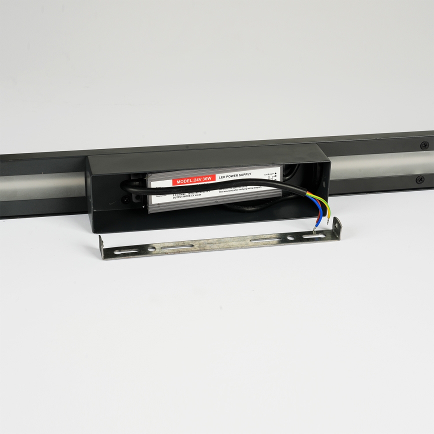 Brilagi - LED Venkovní nástěnné svítidlo LINEO LED/24W/230V 4000K IP65 100 cm černá