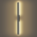 Brilagi - LED Venkovní nástěnné svítidlo LUNA LED/24W/230V 3000K IP65 100 cm antracit