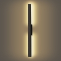 Brilagi - LED Venkovní nástěnné svítidlo LUNA LED/24W/230V 3000K IP65 100 cm černá