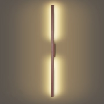 Brilagi - LED Venkovní nástěnné svítidlo LUNA LED/30W/230V 3000K IP65 150 cm hnědá CRI 90