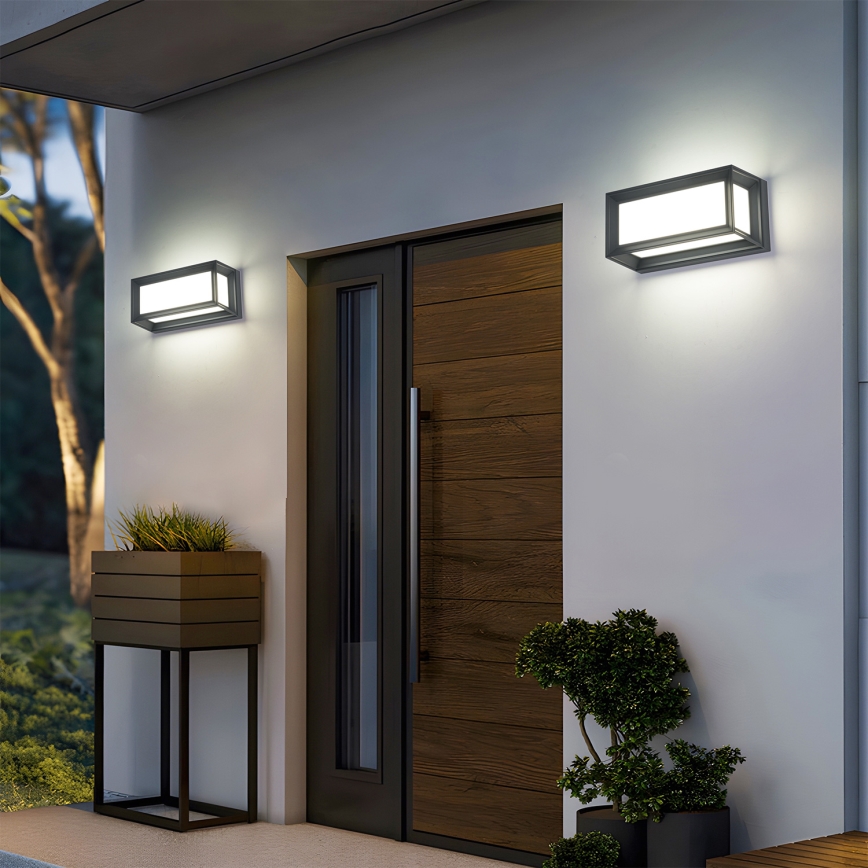 Brilagi - LED Venkovní nástěnné svítidlo PARKER LED/12W/230V antracit IP44