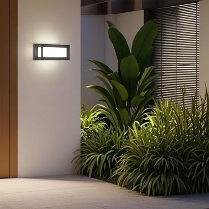Brilagi - LED Venkovní nástěnné svítidlo PARKER LED/12W/230V antracit IP44
