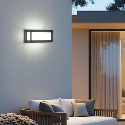 Brilagi - LED Venkovní nástěnné svítidlo PARKER LED/12W/230V antracit IP44