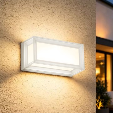 Brilagi - LED Venkovní nástěnné svítidlo PARKER LED/12W/230V bílá IP44