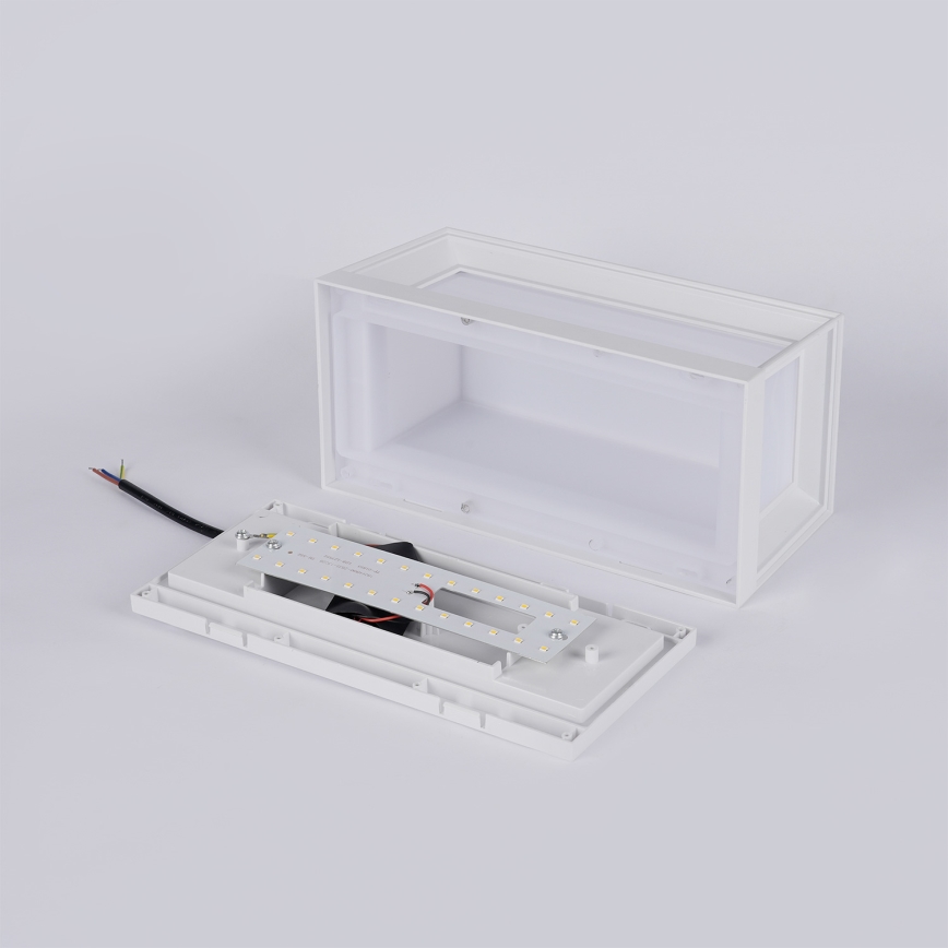 Brilagi - LED Venkovní nástěnné svítidlo PARKER LED/12W/230V bílá IP44