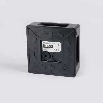 Brilagi - LED Venkovní nástěnné svítidlo QUADRAY LED/6W/230V černá IP54