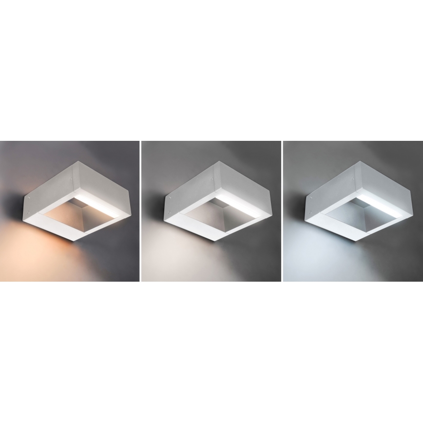 Brilagi - LED Venkovní nástěnné svítidlo RAGUSA LED/7W/230V 3000/4000/6000K bílá IP54