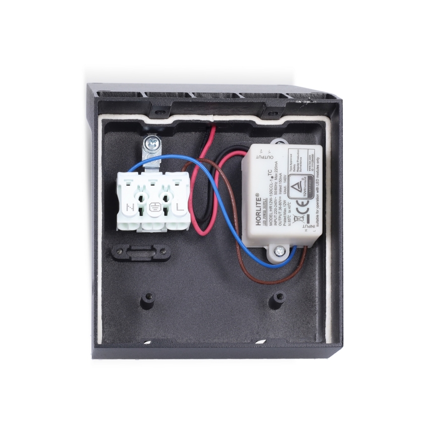 Brilagi - LED Venkovní nástěnné svítidlo RIANO LED/8W/230V antracit IP65