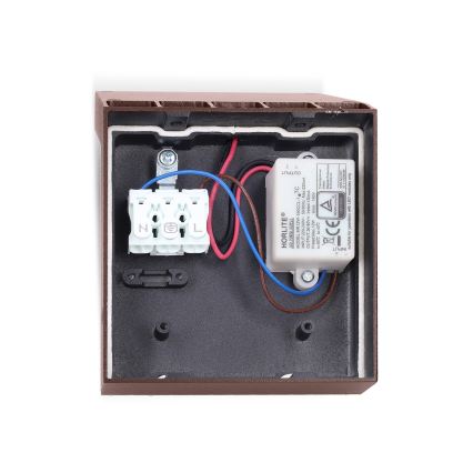 BRILAGI - LED Venkovní nástěnné svítidlo RIANO LED/8W/230V hnědá IP65