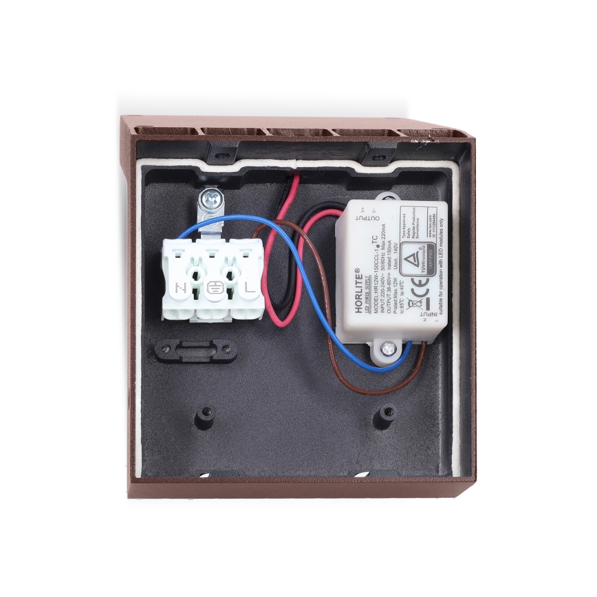 BRILAGI - LED Venkovní nástěnné svítidlo RIANO LED/8W/230V hnědá IP65