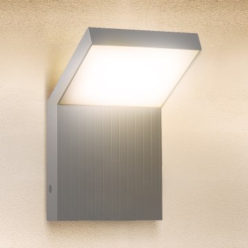 Brilagi - LED Venkovní nástěnné svítidlo RIANO LED/8W/230V stříbrná IP65