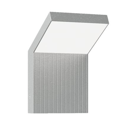 Brilagi - LED Venkovní nástěnné svítidlo RIANO LED/8W/230V stříbrná IP65