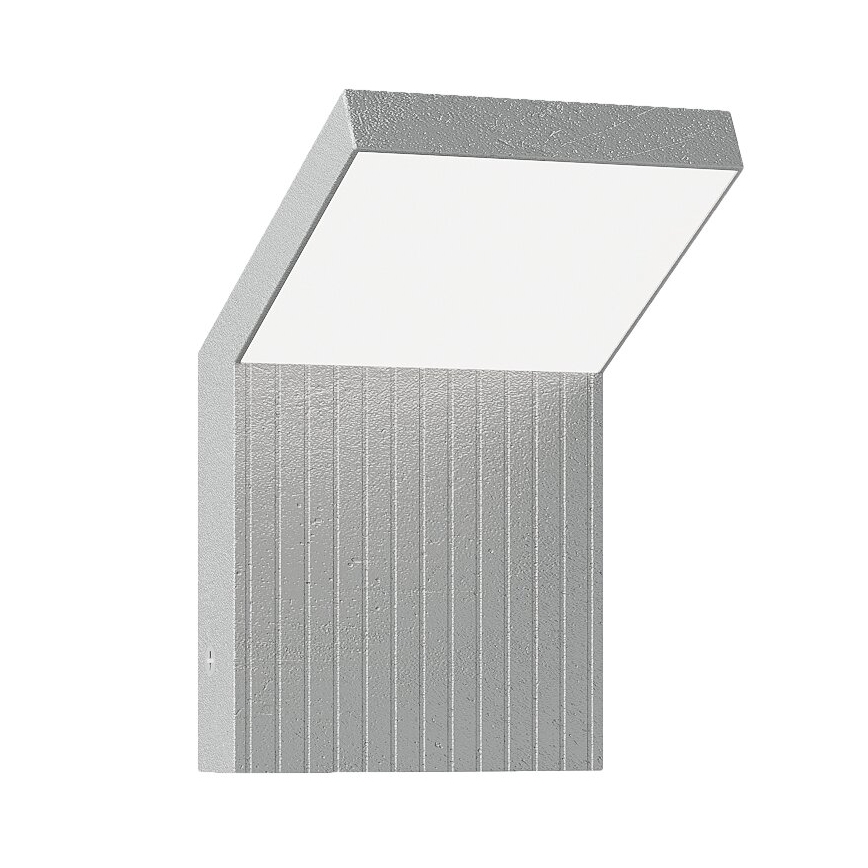 Brilagi - LED Venkovní nástěnné svítidlo RIANO LED/8W/230V stříbrná IP65