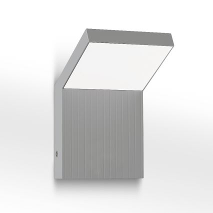 Brilagi - LED Venkovní nástěnné svítidlo RIANO LED/8W/230V stříbrná IP65