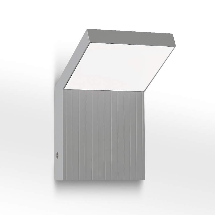 Brilagi - LED Venkovní nástěnné svítidlo RIANO LED/8W/230V stříbrná IP65