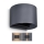 Brilagi - LED Venkovní nástěnné svítidlo RONDO LED/6W/230V antracit IP54