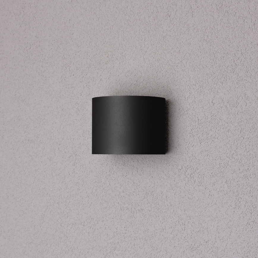 Brilagi - LED Venkovní nástěnné svítidlo RONDO LED/6W/230V černá IP54