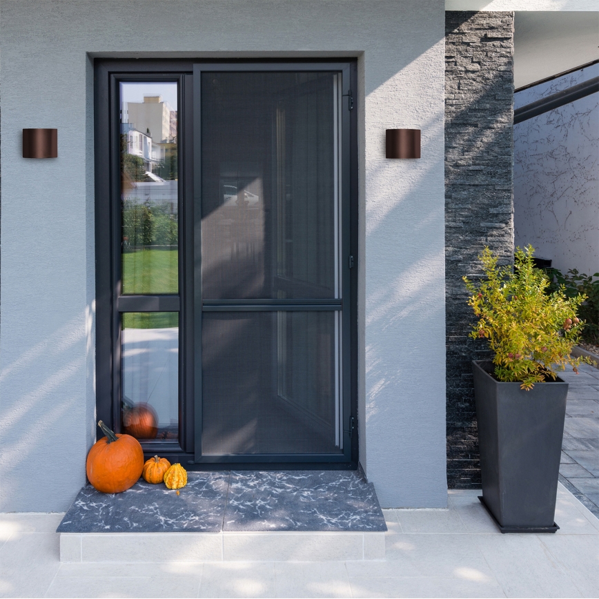 Brilagi - LED Venkovní nástěnné svítidlo RONDO LED/6W/230V hnědá IP54